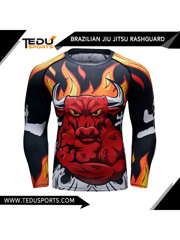 Brazilian Jiu Jitsu Grappling Rash Guard